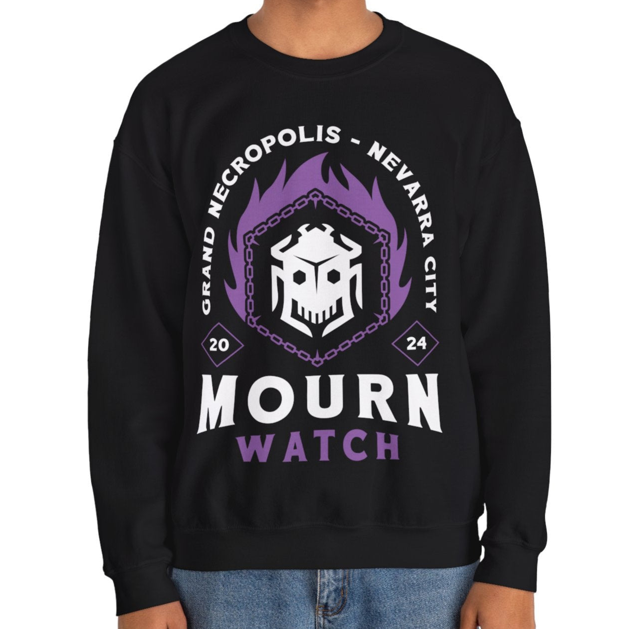 Mourn Watch Emblem Unisex Crewneck Sweatshirt