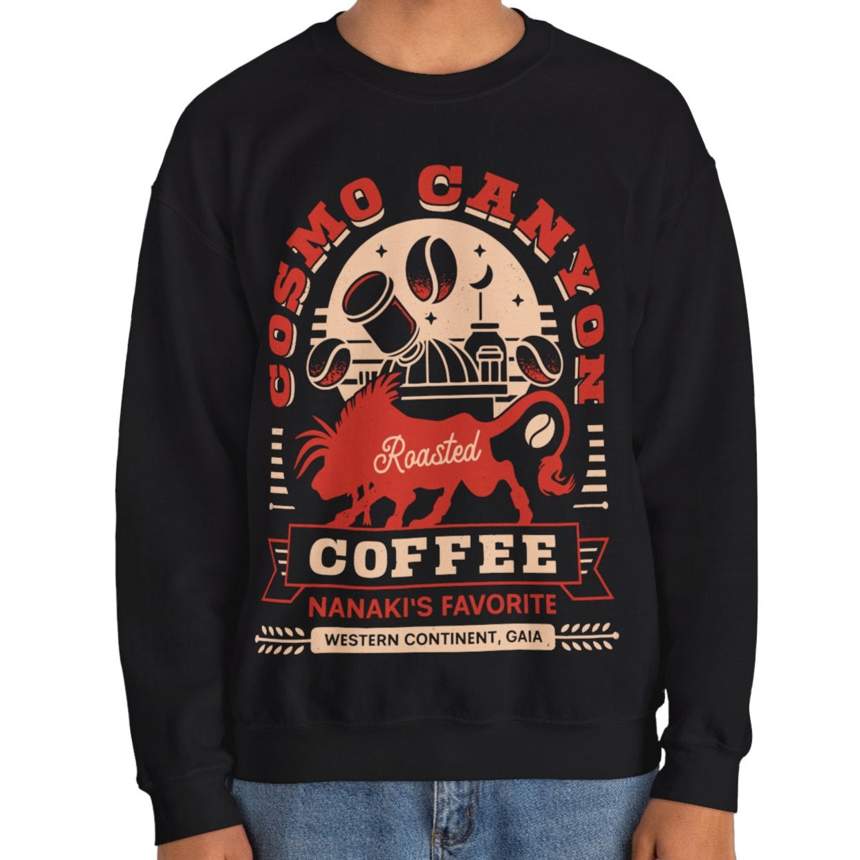 Cosmo Canyon Coffee Grunge Unisex Crewneck Sweatshirt