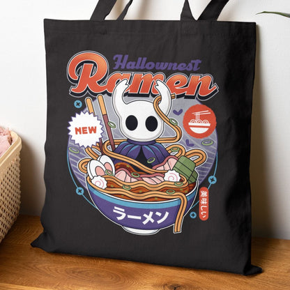 Hallownest Ramen Vintage Cotton Canvas Tote Bag