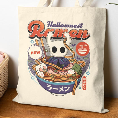 Hallownest Ramen Vintage Cotton Canvas Tote Bag