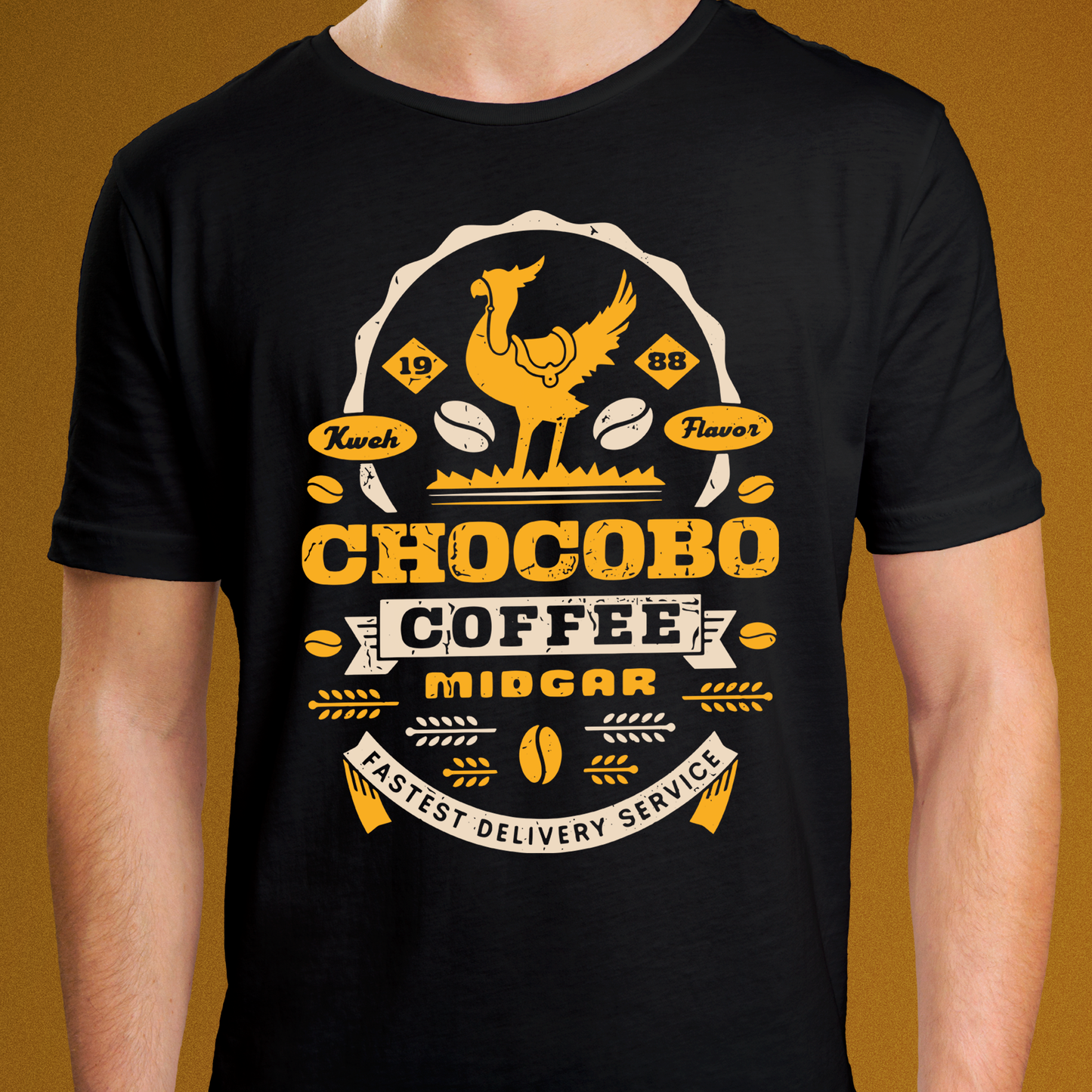 Chocobo Coffee Grunge Unisex T-Shirt