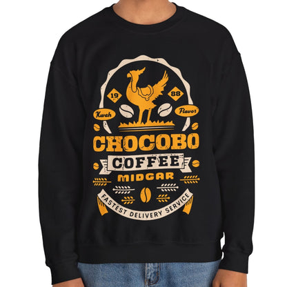 Chocobo Coffee Grunge Unisex Crewneck Sweatshirt