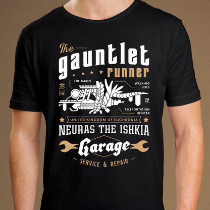 Gauntlet Runner Garage Unisex T-Shirt