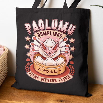 Paolumu Dumplings Vintage Cotton Canvas Tote Bag