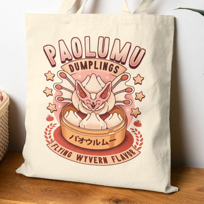 Paolumu Dumplings Vintage Cotton Canvas Tote Bag