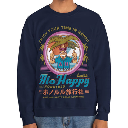 Alo Happy Tours Vintage Unisex Crewneck Sweatshirt