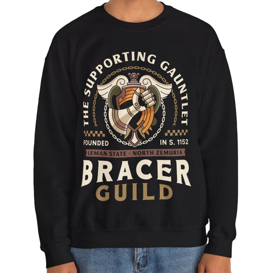 Bracers Guild Leman Crest Unisex Crewneck Sweatshirt