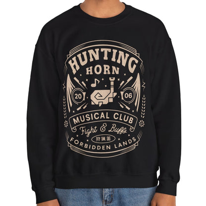 Hunting Horn Musical Club Unisex Crewneck Sweatshirt