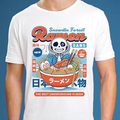Snowdin Forest Ramen Vintage Unisex T-Shirt