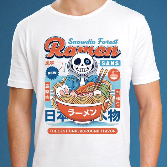 Snowdin Forest Ramen Vintage Unisex T-Shirt