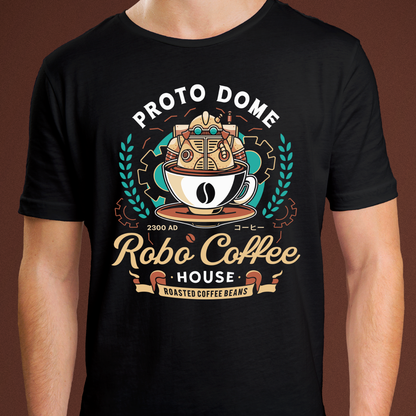 Proto Dome Robo Coffee Crest Unisex T-Shirt
