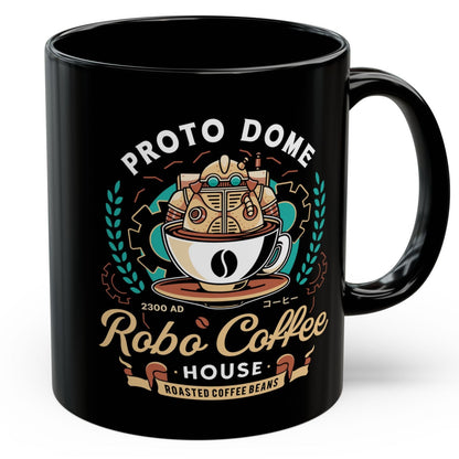 Proto Dome Robo Coffee Crest Black Mug