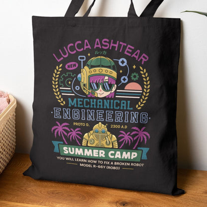 Lucca Ashtear Summer Camp Cotton Canvas Tote Bag
