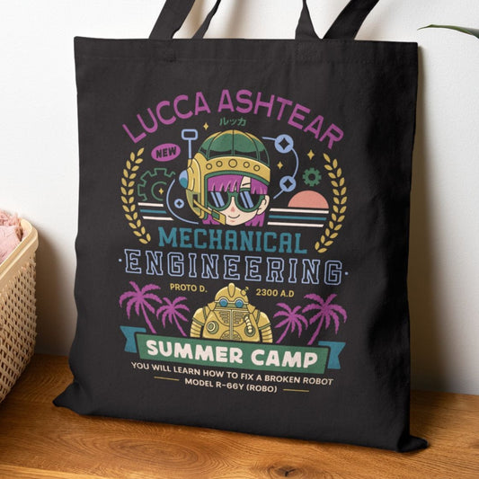 Lucca Ashtear Summer Camp Cotton Canvas Tote Bag