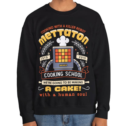 Mettaton Cooking School Crest Unisex Crewneck Sweatshirt