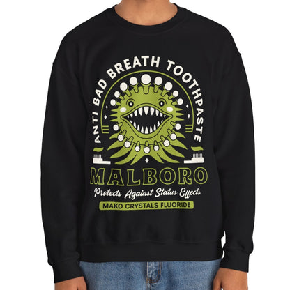 Malboro Toothpaste Emblem Unisex Crewneck Sweatshirt