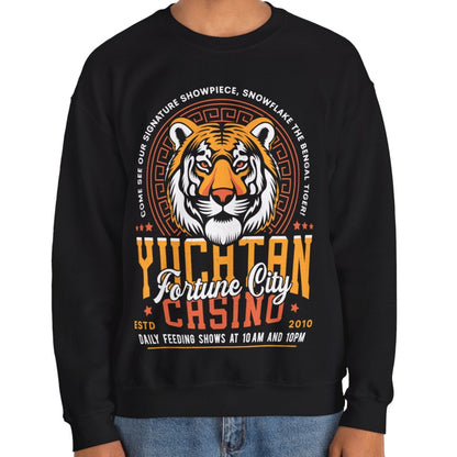 Yucatan Casino Snowflake Grunge Unisex Crewneck Sweatshirt