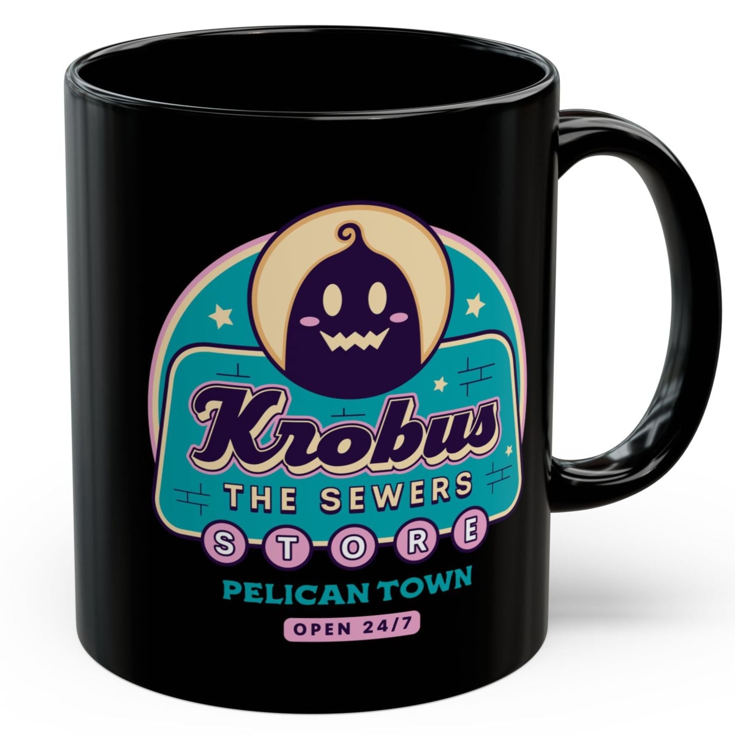 Krobus The Sewers Merchant Black Mug