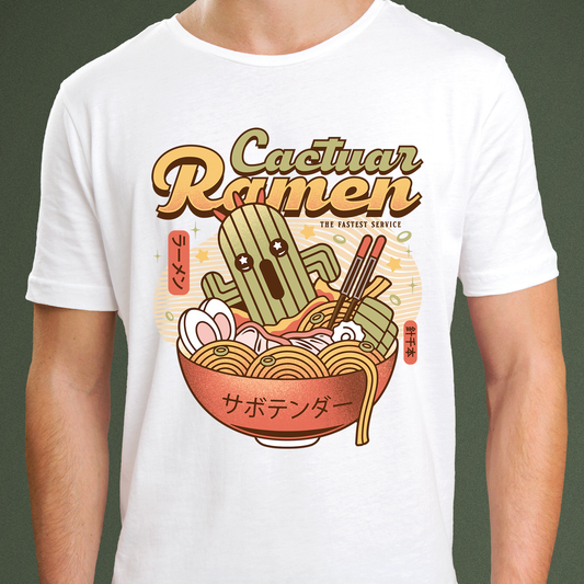 Cactuar Ramen Vintage Unisex T-Shirt