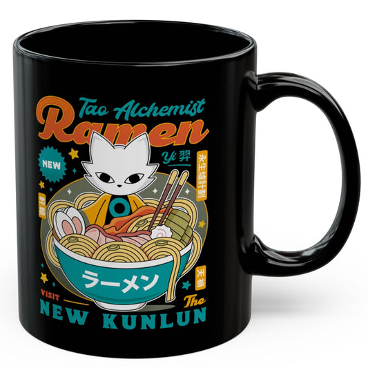 The Mysterious Alchemist Ramen Black Mug