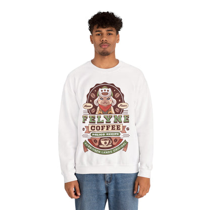 Felyne Palico Coffee Vintage Unisex Crewneck Sweatshirt