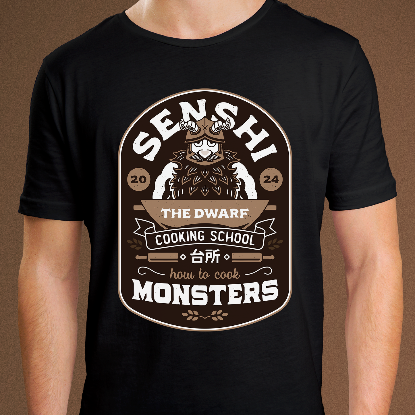 Dwarf Cooking School Emblem Unisex T-Shirt