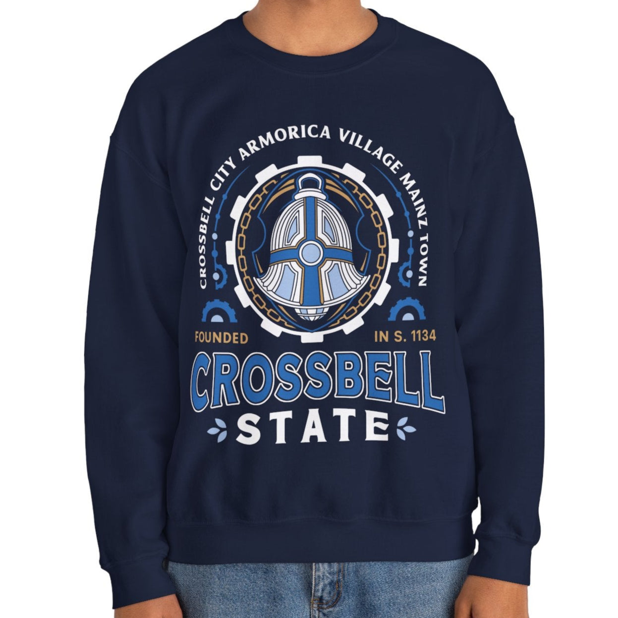 Crossbell State Crest Unisex Crewneck Sweatshirt