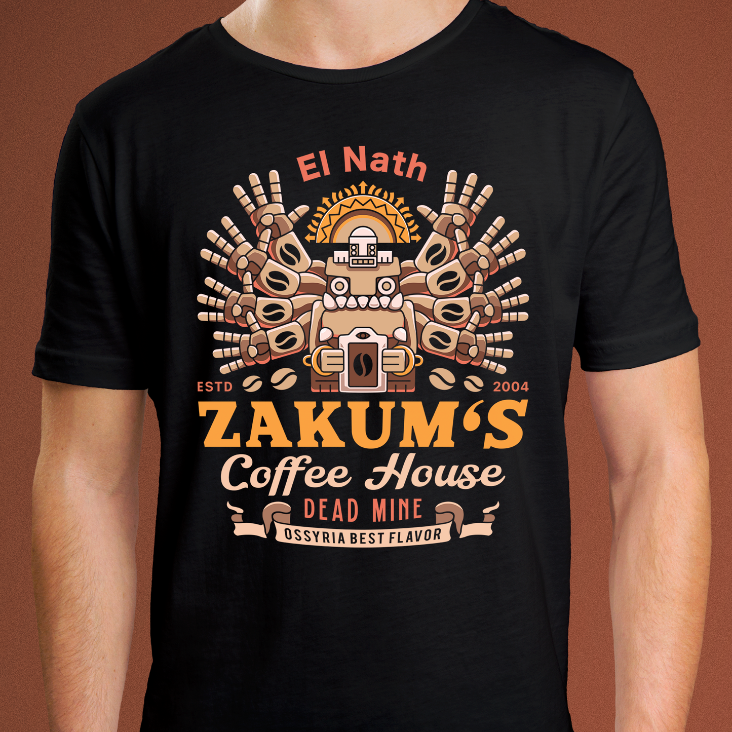 Zakum Coffee Emblem Unisex T-Shirt