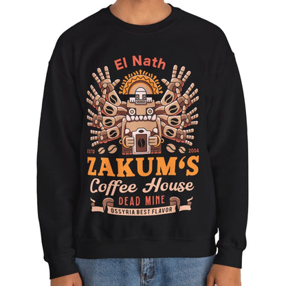Zakum Coffee Emblem Unisex Crewneck Sweatshirt