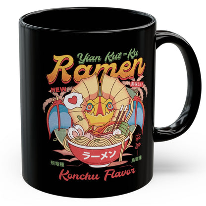 Yian Kut Ku Ramen Vintage Black Mug