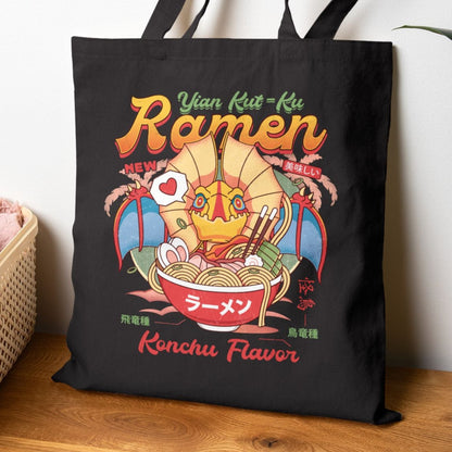 Yian Kut Ku Ramen Vintage Canvas Tote Bag