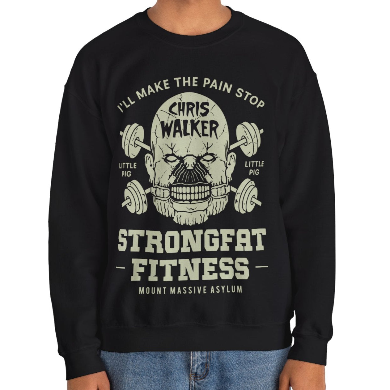 Mount Massive Asylum Fitness Unisex Crewneck Sweatshirt