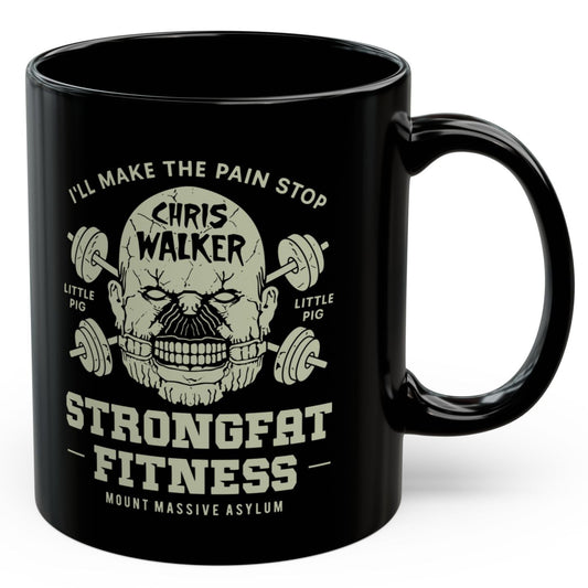 Mount Massive Asylum Fitness Black Mug