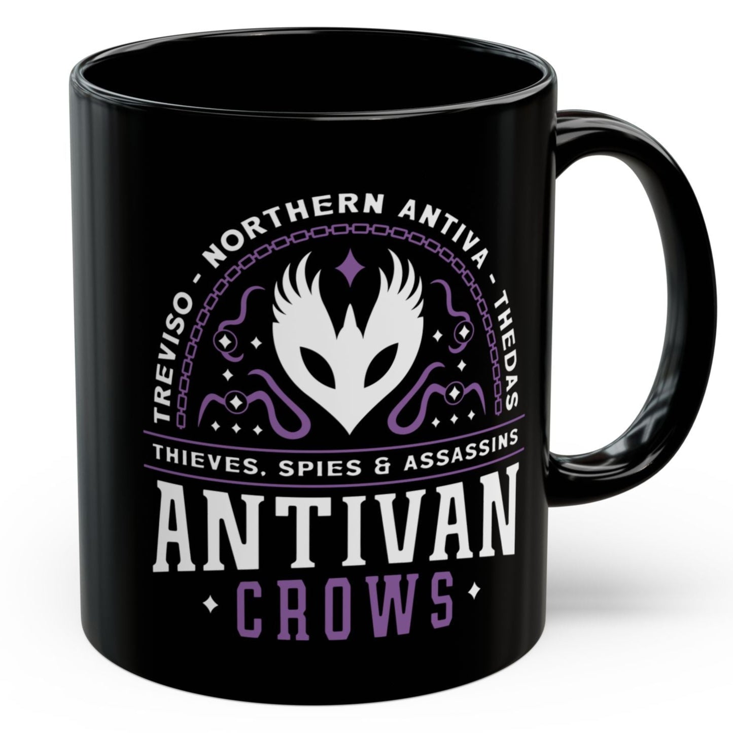 Antivan Crows Emblem Black Mug