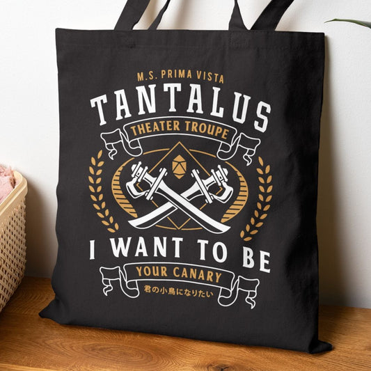 Tantalus Theater Troupe Emblem Canvas Tote Bag