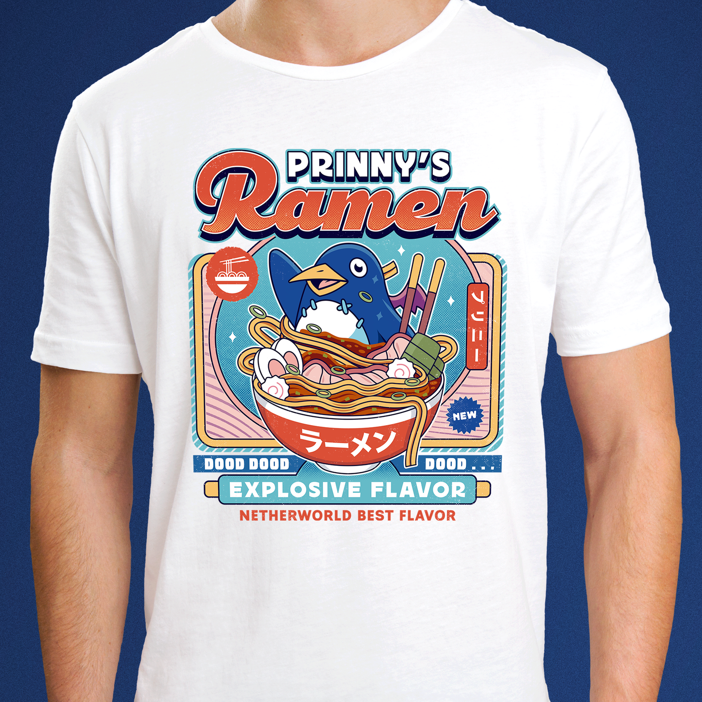 Prinny Dood Ramen Vintage Unisex T-Shirt