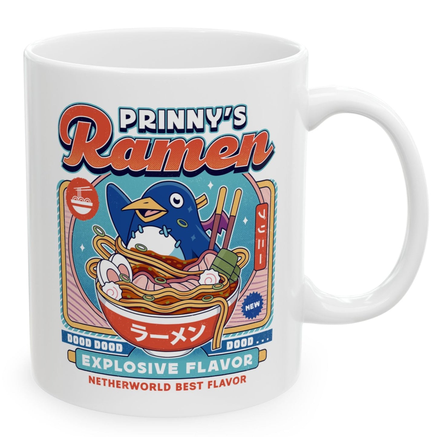 Prinny Dood Ramen Vintage Ceramic Mug