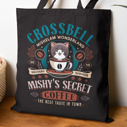 Mishelam Wonderland Coffee Canvas Tote Bag