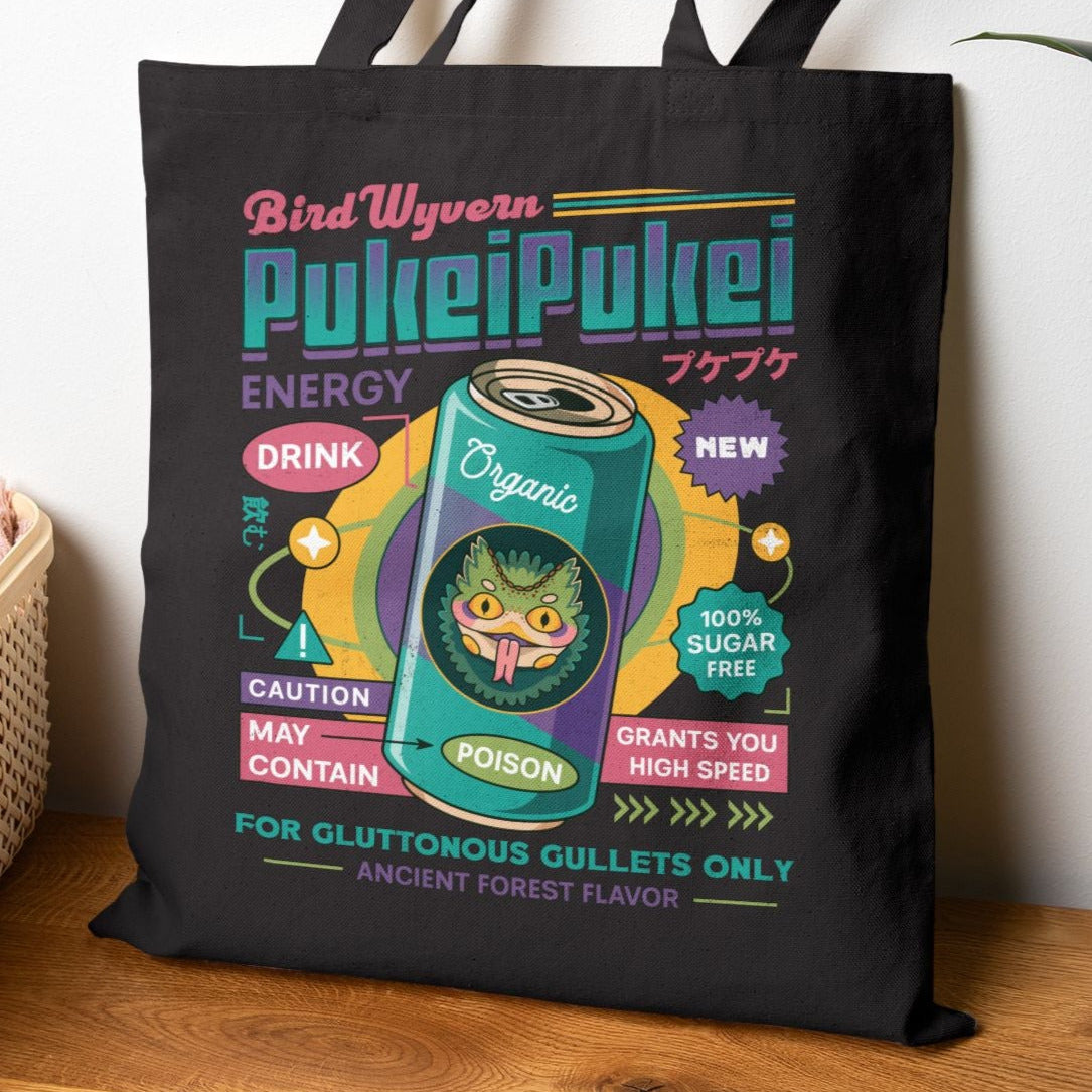 Pukei Pukei Energy Drink Canvas Tote Bag
