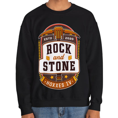 Rock And Stone Emblem Unisex Crewneck Sweatshirt