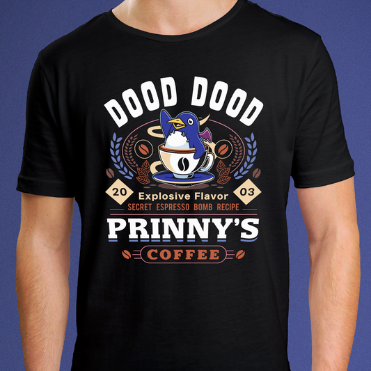 Prinny Dood Coffee Emblem Unisex T-Shirt