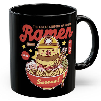 Serpent Of Ronka Ramen Black Mug