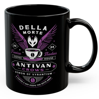 Antivan Crows Coffee Crest Black Mug