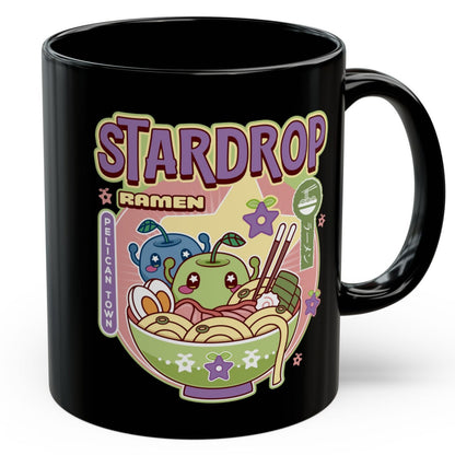 Junimos Ramen Black Mug