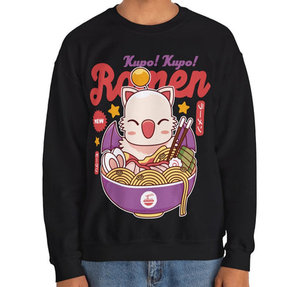 Moogle Kupo Ramen Unisex Crewneck Sweatshirt
