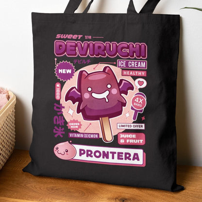 Deviruchi Ice Cream Canvas Tote Bag