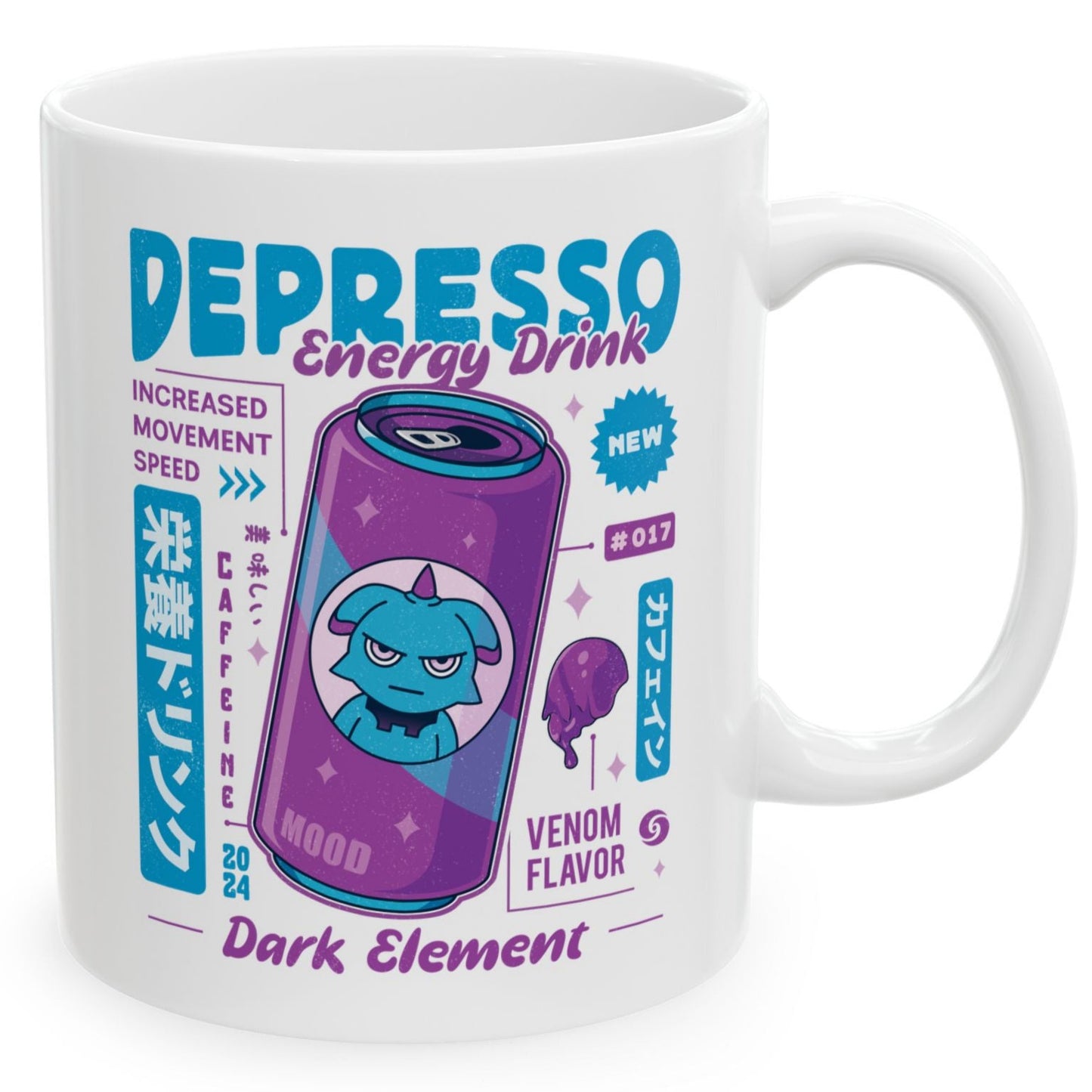 Depresso Energy Drink Ceramic Mug
