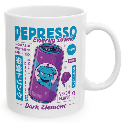 Depresso Energy Drink Ceramic Mug