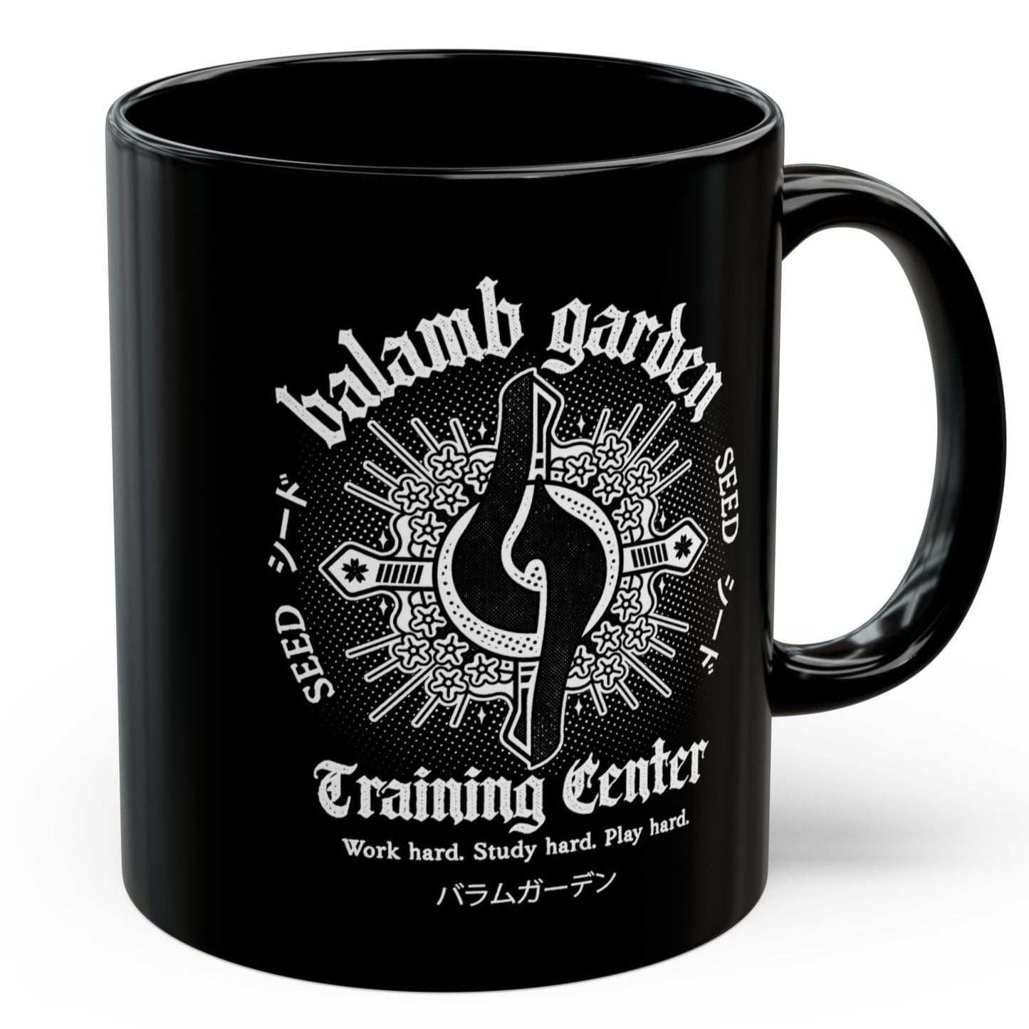 Balamb Garden Training Center Black Mug