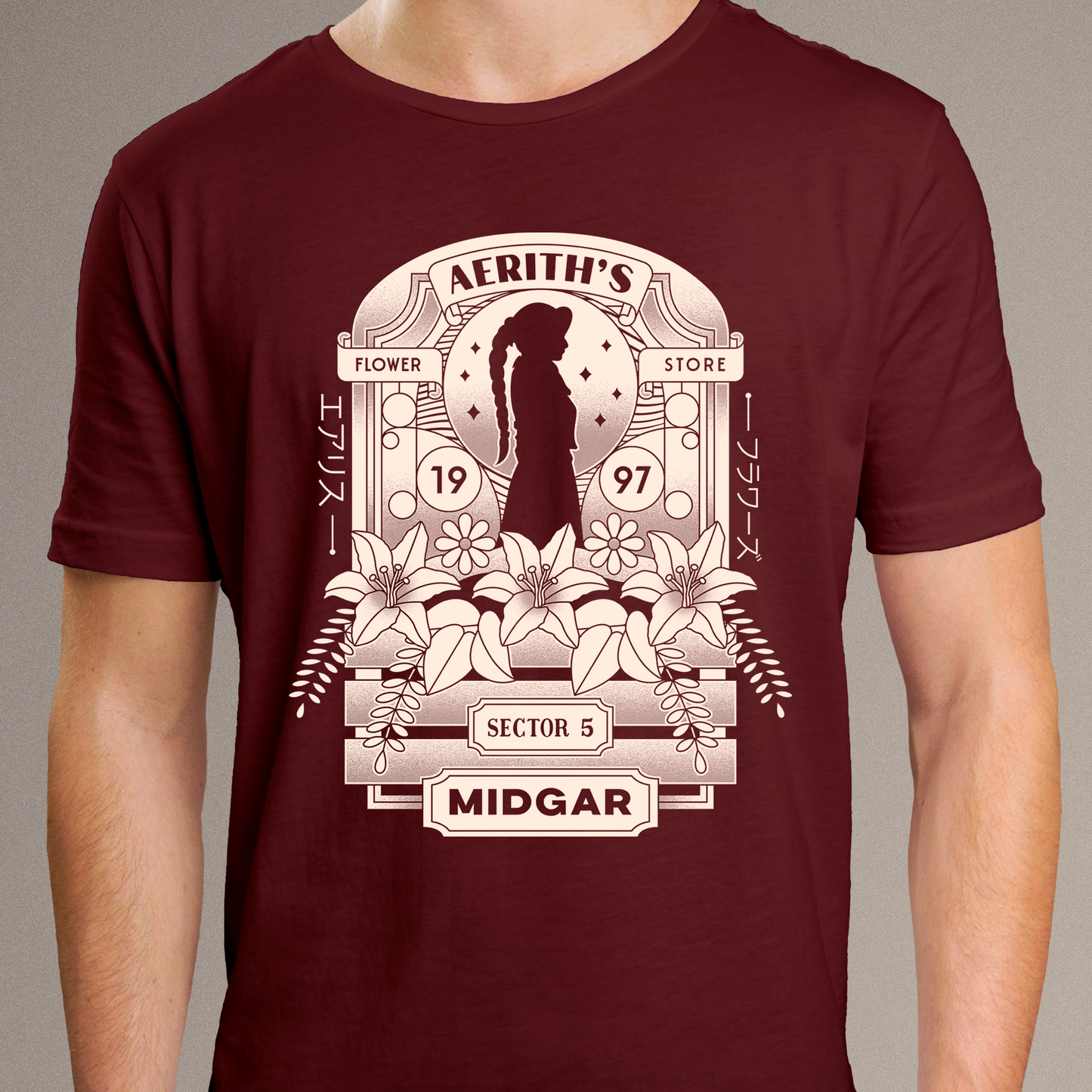 Aerith And Flowers Unisex T-Shirt